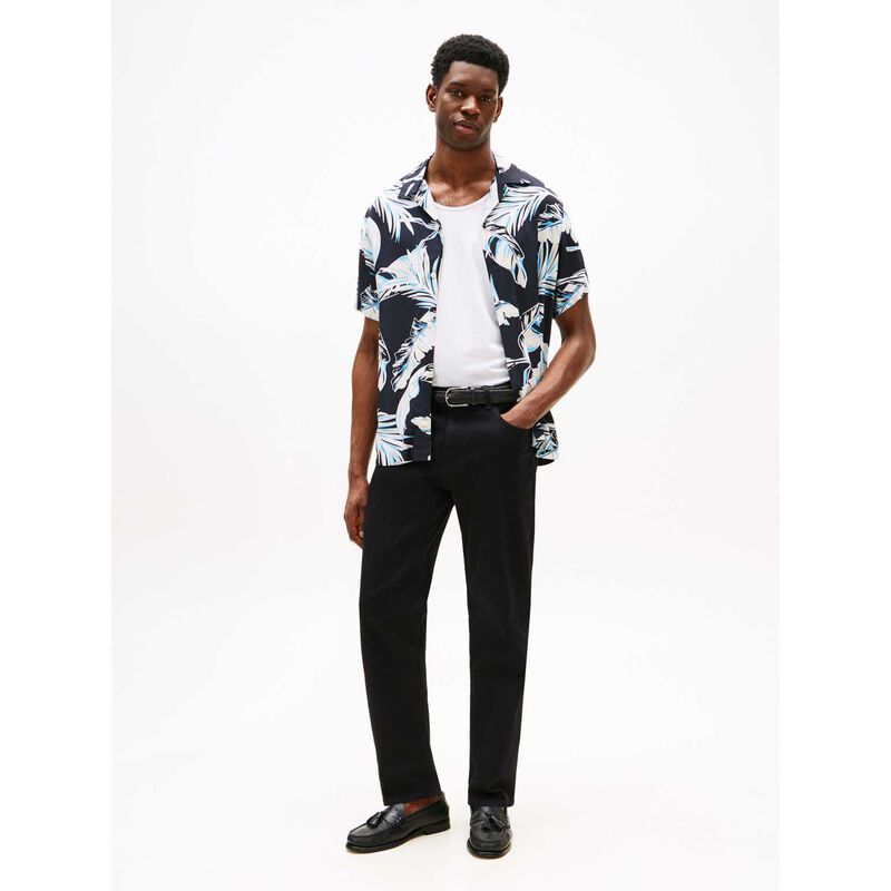Tommy Hilfiger Lightweight Leaf Aop SS Shirt image number 3